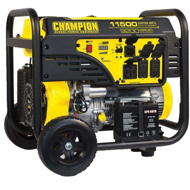 Champion 100110 Gas Generator with Electric Start, 9200W/11500W
