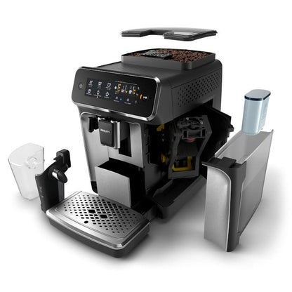 PHILIPS 3200 Series Fully Automatic Espresso Machine w/ LatteGo, Silver, EP3246/74 (Renewed)